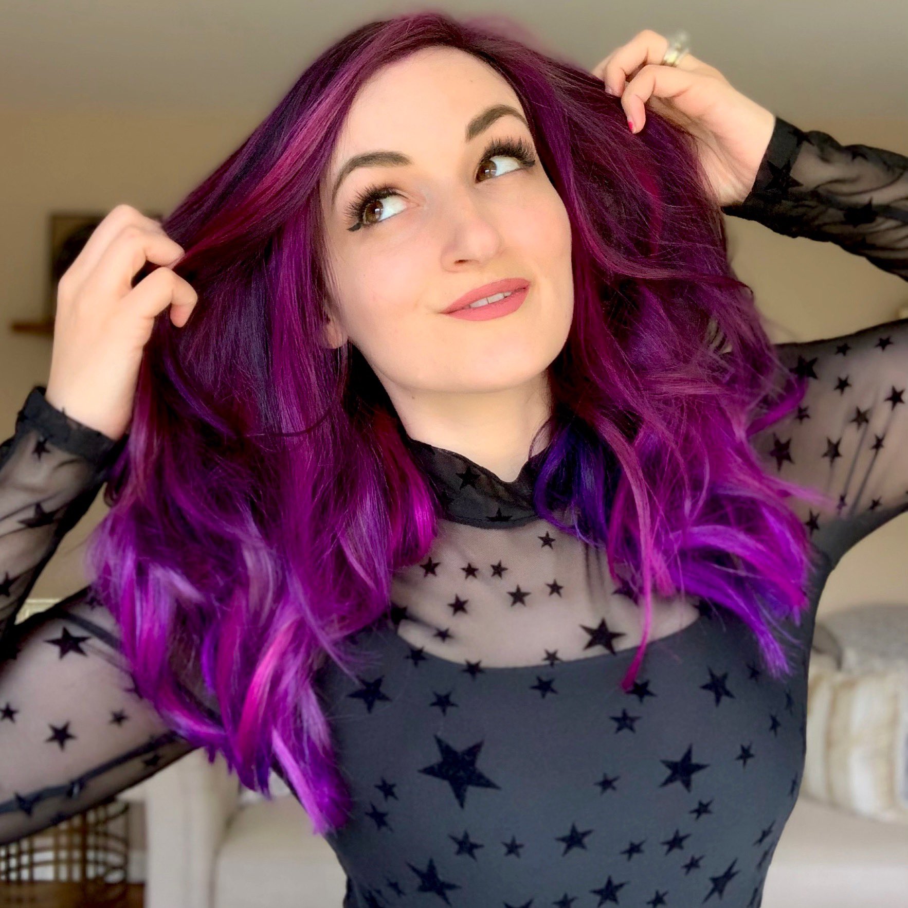 LaurenZside a Twitter: "Purple Galaxy Queen finally has matching Purple Galaxy  Hair! 💜✨ https://t.co/Du3P4tCTTO" / Twitter