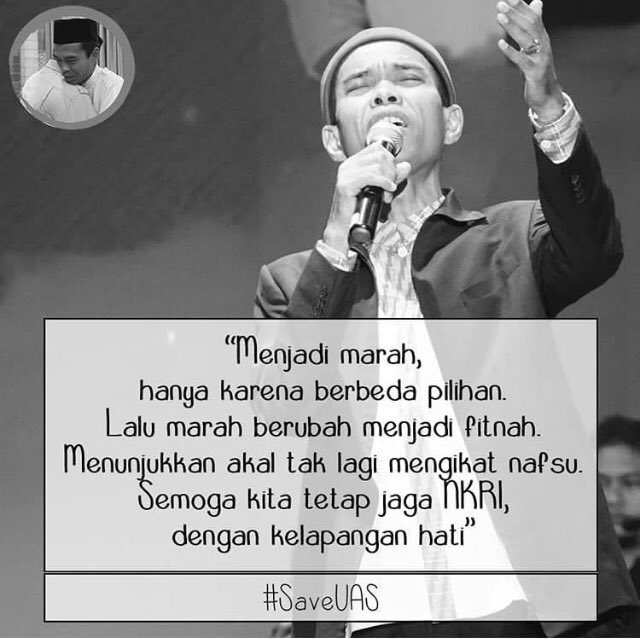 dektampu's tweet photo. "Apa yang terjadi pada saya, kuserahkan semua pada Engkau ya Allah, yang penting sudah ku sampaikan"

Saya Mohon! 
Dengan sangat saya mohon lambungkan tagar ini, ini saya dapatkan dari IG resmi UAS. 

#SaveUAS https://t.co/eLzwNPheN4