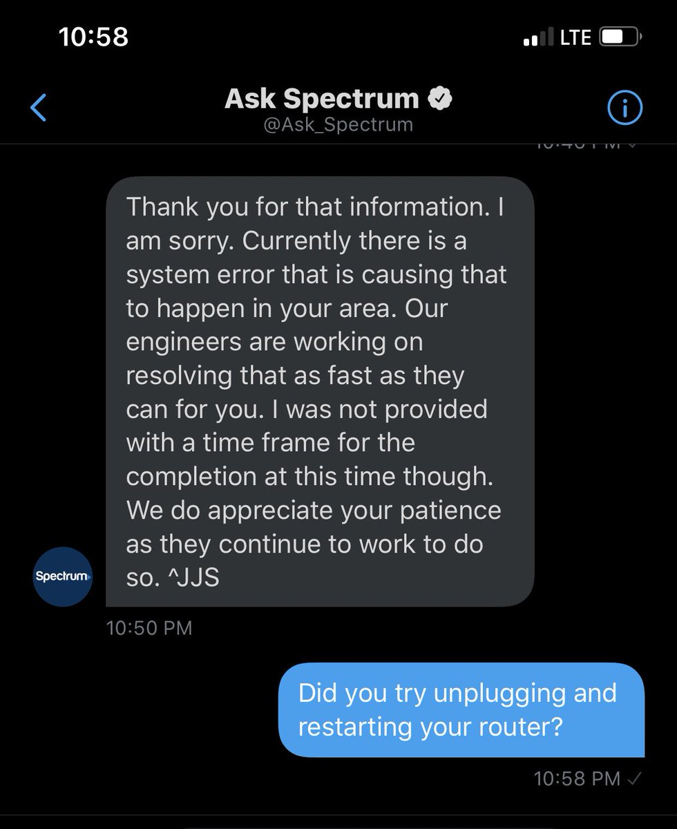 Liftlewis's tweet image. See what I did there? #spectruminternet #outage #spectrum