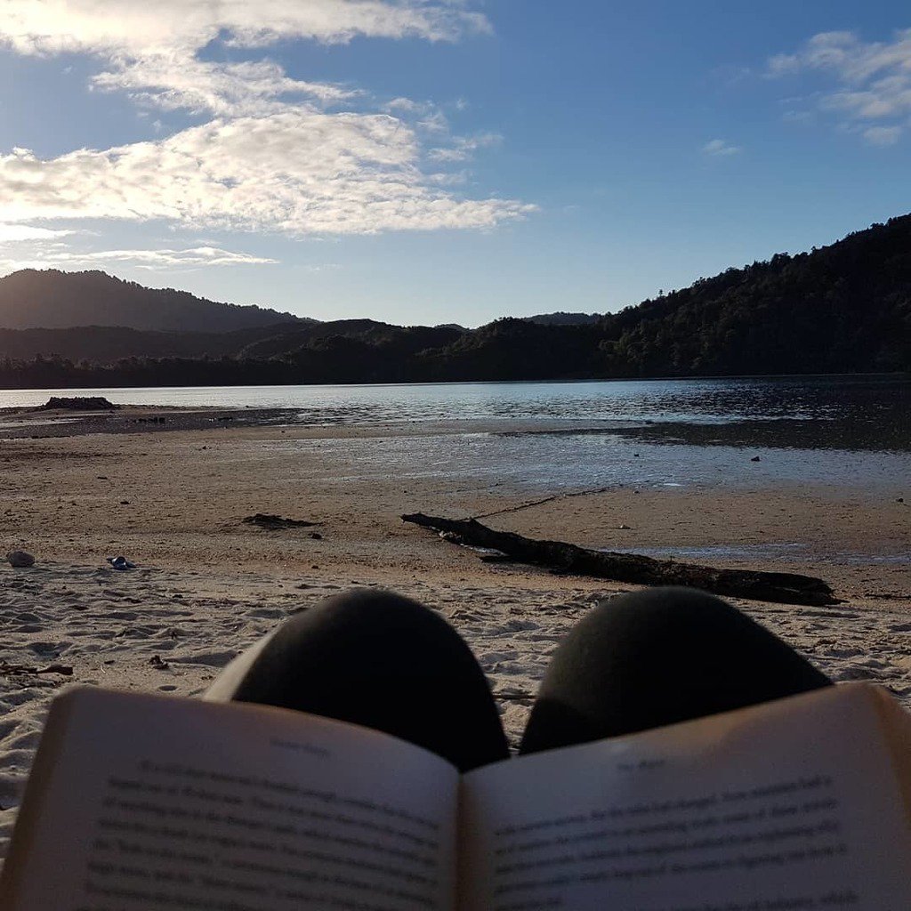 SeafloorScience's tweet photo. Some time out on the Abel Tasman Coast Track.
🏕
#downtime #timeout #holiday #bookworm #tramping #trampingnz #abeltasmantrack #abeltasman #abeltasmannationalpark #abeltasmancoasttrack #trailwalking #hiking #multidayhike #awaroa #awaroahut #academicdow… https://t.co/ZPaxUAemfL https://t.co/8F7hP5nzOm