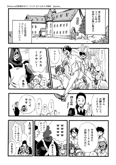 【お題箱】成人男性が孤児院から脱出する話冒頭(全5P) 