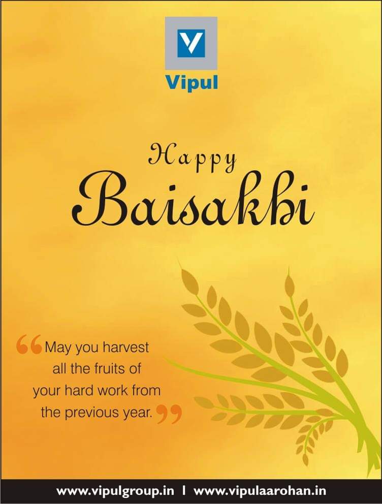 Vipul Group wishes you all a very happy Baisakhi.

#Baisakhi #Baisakhi2019 #VipulGroup