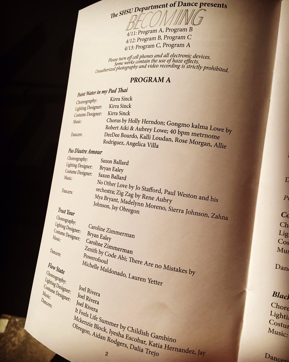 KleinOakDance's tweet photo. Incredibly proud tonight @ my alma mater. almost didn’t recognize him onstage as he has grown so much! Juan-♥️’d watching you dance again tonight!  Miss you like crazy in #studio414.  &amp; alum Austin edited music 4 alum Rodrigo’s girl’s piece!  🧡my SHSU Dance. @kleinfinearts https://t.co/ZP0yVNmQ0r