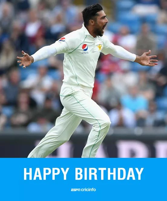 Happy birthday Pakistani hero... Mohammad Amir ... 