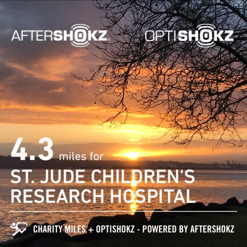 Panago_'s tweet photo. 4.3 @CharityMiles for @StJude. Thx @AfterShokz &amp; @OptiShokz. #ShokzMiles 
In loving memory of my sweet son @panago_
#epilepsyawareness https://t.co/w7tLs6zEG8
