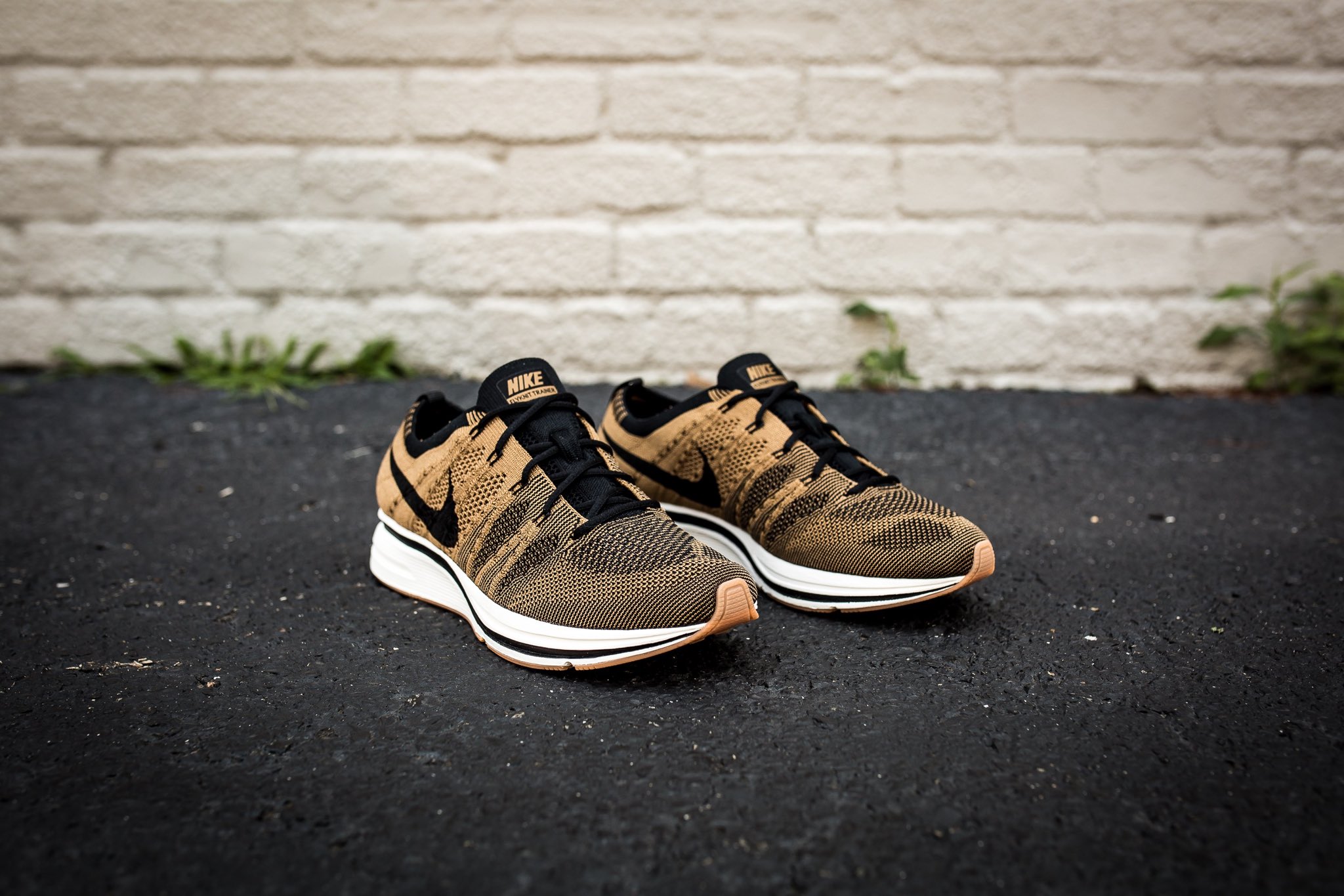 Flyknit trainer golden hot sale beige