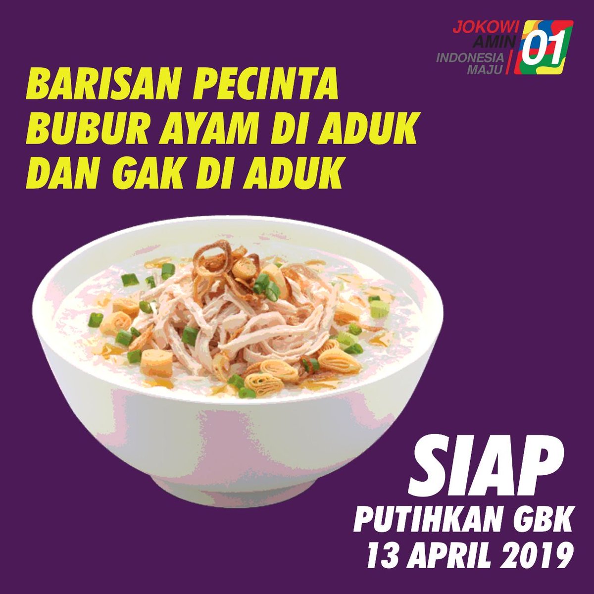 GiliSunan01's tweet photo. #NyoblosDuluBaruLiburan  Ke  
Kantin  Bubur ayam 
@ipiN_Toelen 
@ipiN_Toelen https://t.co/IlAR8WGV6K