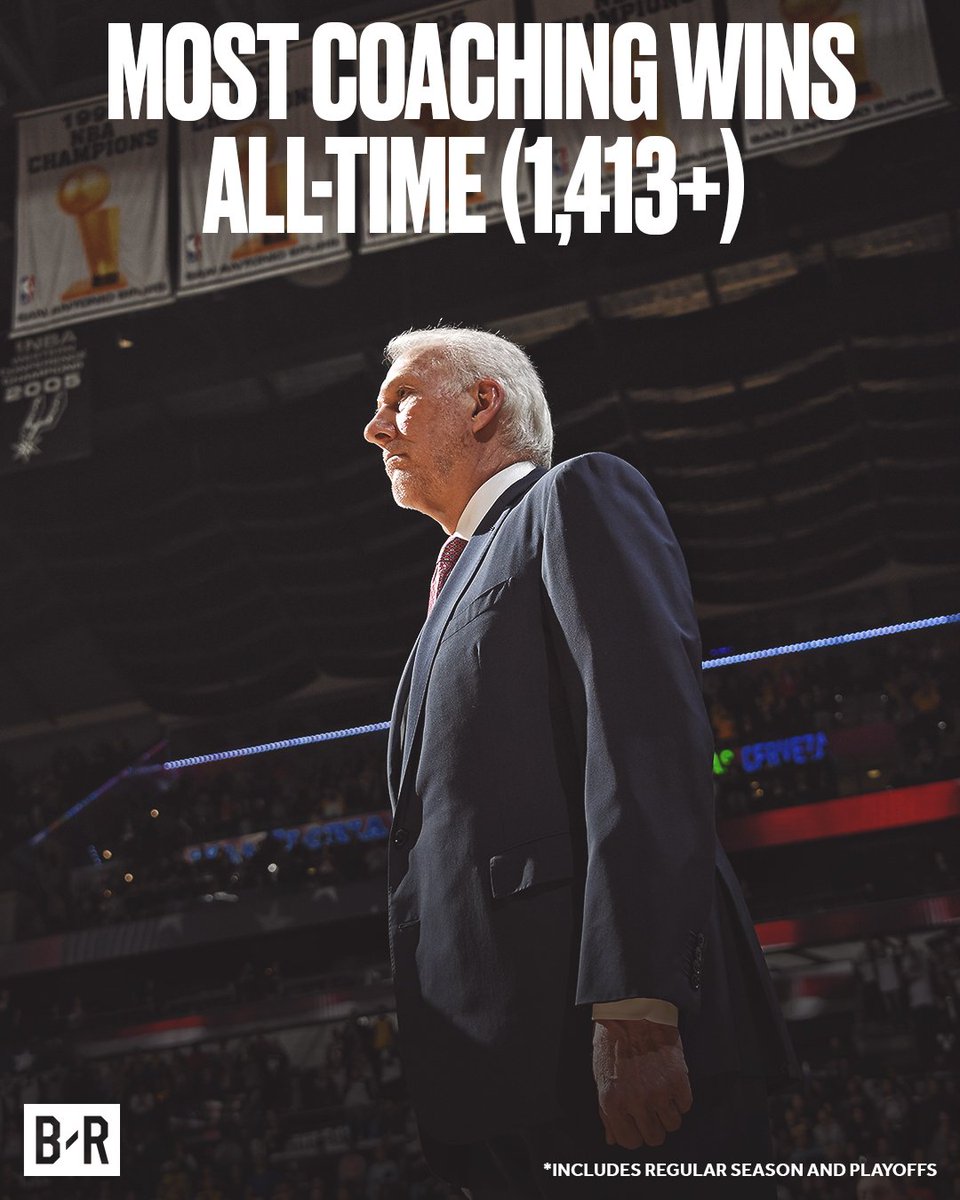 BleacherReport's tweet photo. More history for Pop 👏 https://t.co/QRvc80A5fC