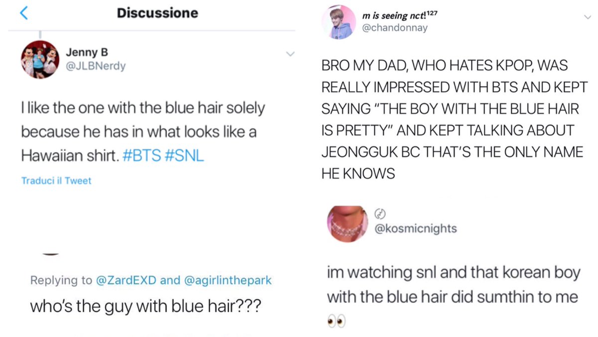 sceneryfortae's tweet photo. “The guy with blue hair”
Taehyung went viral once again, the locals can’t stop asking about him. Seriously, this man is too powerful @BTS_twt https://t.co/CWGSjG1KYx