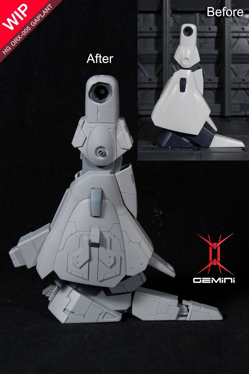 GeminiRebuild's tweet photo. WIP: ORX-005 Gaplant TR-5 (Hrairoo)
Rebuild details of HG 1/144  ORX-005 Gaplant TR-5. Leg &amp; Foot Unit.😆
#Gemini #gundam #gunpla #geminigunplabuilder #gunplabuilder #orx005 #gaplant #wip #hguc #detailup #BMC #builder #custom https://t.co/QgqBapgRXE
