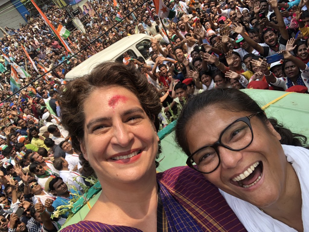 SushmitaDev25's tweet photo. I thank the people of Cachar who joined the road show of @priyankagandhi ji. https://t.co/OKrWN8pV5I