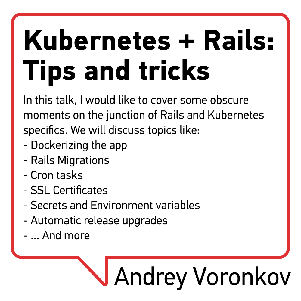 saintpruby's tweet photo. Very practical talk from @voronkov_andrey. Might be really useful for small teams without external DevOps guy or for better understanding, how to build a deployment pipeline by yourself. https://t.co/YUttRTdDfw