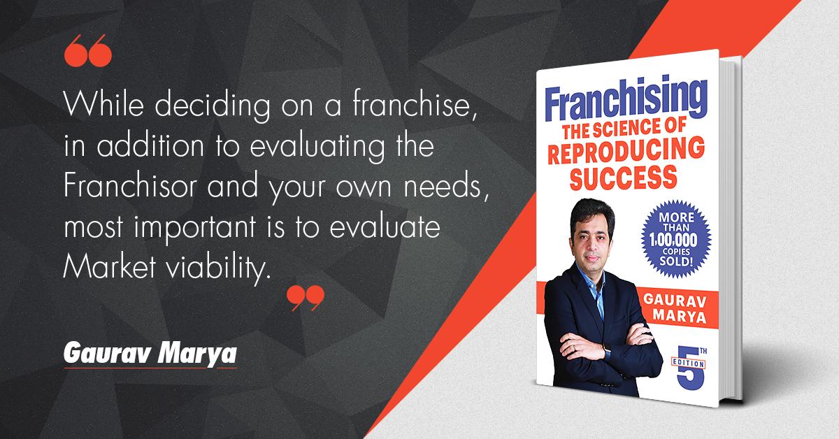 marya_gaurav's tweet photo. While opting for any franchise, make sure that the market is in growth mode and not in decline. Gaining a better understanding of who you will serve helps to determine the viability, &amp; ultimately the profitability, of the franchise.
#MarketViability #Franchising #FranchiseSuccess https://t.co/FcTkwfHlpa