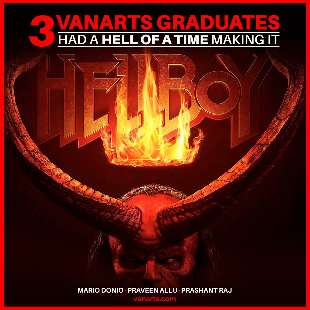 vanarts's tweet photo. 3 VanArts alumni on the crew list!
@hellboymovie
#vfx #animation #visual effects #school #vancouver
#SummitEntertainment
#MillenniumFilms
#CBFilms
#DarkHorseEntertainment
#lawrencegordonproductions https://t.co/3cvB5SaSud