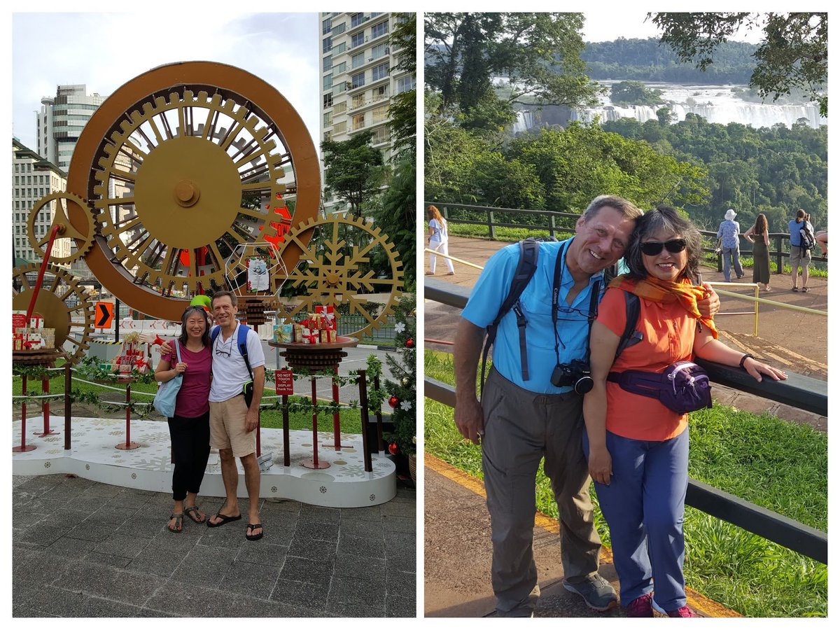 Kathlink01's tweet photo. 20171119_175959_002-COLLAGE - #ThenAndNow
2017 #Singapore &amp; 2018 #IguazuFalls #Brazil https://t.co/E3Ydm3ZbE4