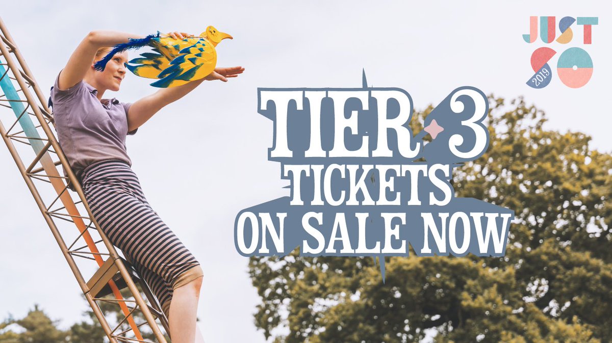 justsofestival's tweet photo. Tickets are flying out for this year - we're already starting to run low on some ticket types! 

Choose from weekend with camping, weekend no camping, Friday, Saturday and Sunday day tickets.

https://t.co/Z4fhCw8w4I

#JustSoFestival #FamilyFestival https://t.co/lJPDZYXwao