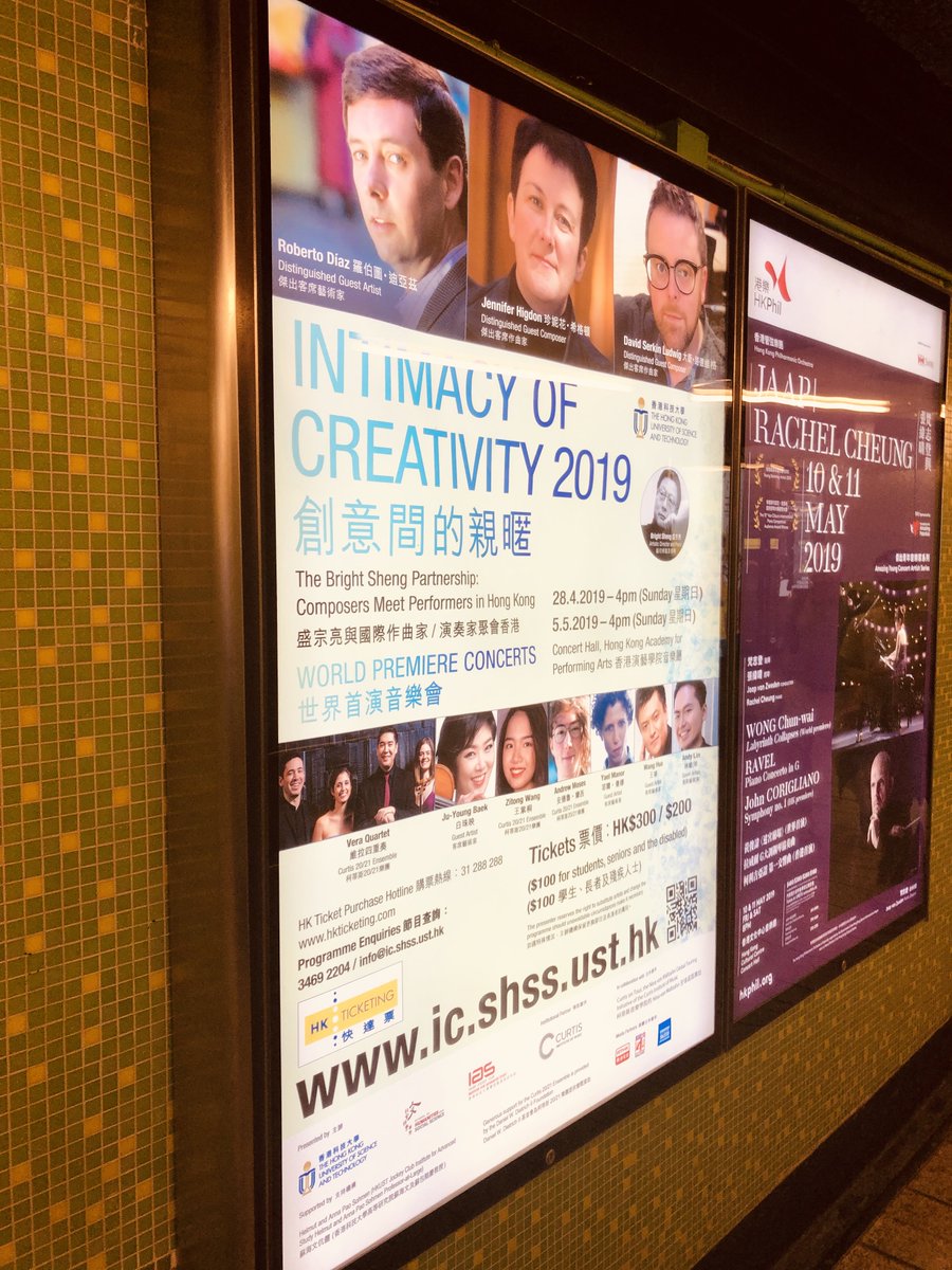 MattTommasini's tweet photo. @hkust's @IC_HongKong 2019 is almost here!  Look forward to having our guests from @CurtisInstitute @Curtis2021,  guest artists, and Composer Fellows in HK for events starting 22 April! @DLudwigMusic @VeraQuartet @shsshkust https://t.co/vFZHNYPE4q https://t.co/ogq5MupHdr