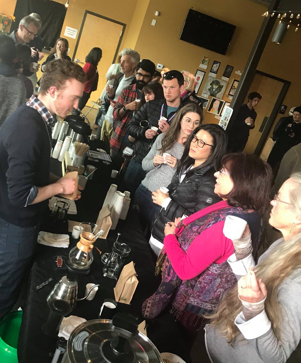 FlatironsFoodFF's tweet photo. Day 1 of the 2019 Coffee Fest was a fantastic success! Delicious coffee, bites, &amp; pleasant coffee buzz! Thanks to @artworkontherun @eat_at_community &amp; @tiptopsavorypies @eriecoffee, @precisionpours &amp; @steepfuze! #FFFF19 https://t.co/gq5qTF2d5c