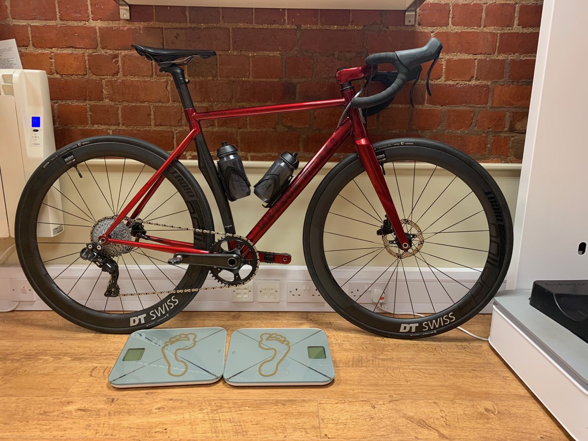 VeloAtelier's tweet photo. @MeteorWorksLtd CHIMERA Disc bike on display in the studio at the moment.
#steelisreal #steelbike #handbuiltbikes #handmade #bespoke #britishbuilt #madeinuk https://t.co/qgMKizQ30a
