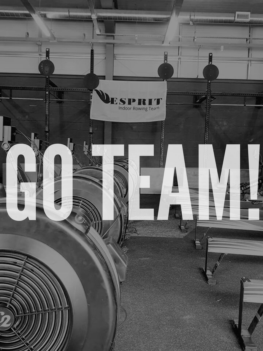 team_esprit's tweet photo. To all those competing at Just Row today, have a great race! Can’t wait to see some of the action 🖤 #ESPRITworkout
#TeamESPRIT
#concept2
#indoorrowing
#crossfit https://t.co/c0SGP5lT1x