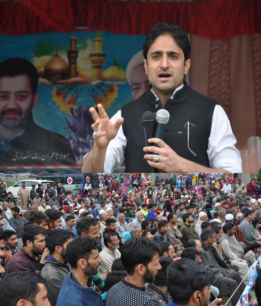 Junaid_Mattu's tweet photo. At Balhama Sonwar in Srinagar. Balhama will vote en-masse for the #CaravanOfChange, for @irfanrezaansari! @JKPC_ #VoteForChange #VoteApple https://t.co/YWlmGSeOtb