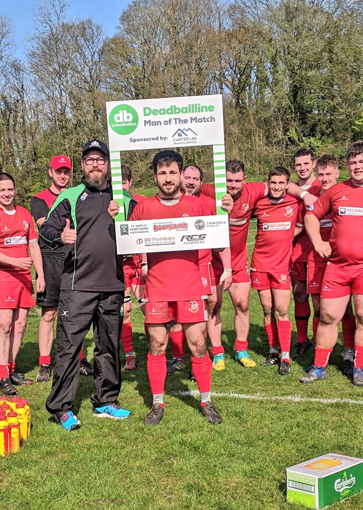 Yesterday's Deadballline Man of the Match as sponsored by <a href="/CarterLeeFS/">Carter Lee Financial Services</a> was <a href="/PembrokeRFC/">Pembroke RFC</a> winger <a href="/lewysgibby/">Lewys Gibby</a> couple of tries but one epic match winning tackle! Lewys a humble &amp; modest acceptant huge performance. 🙏 <a href="/CarterLeeFS/">Carter Lee Financial Services</a> for the support &amp; providing player protection cover!