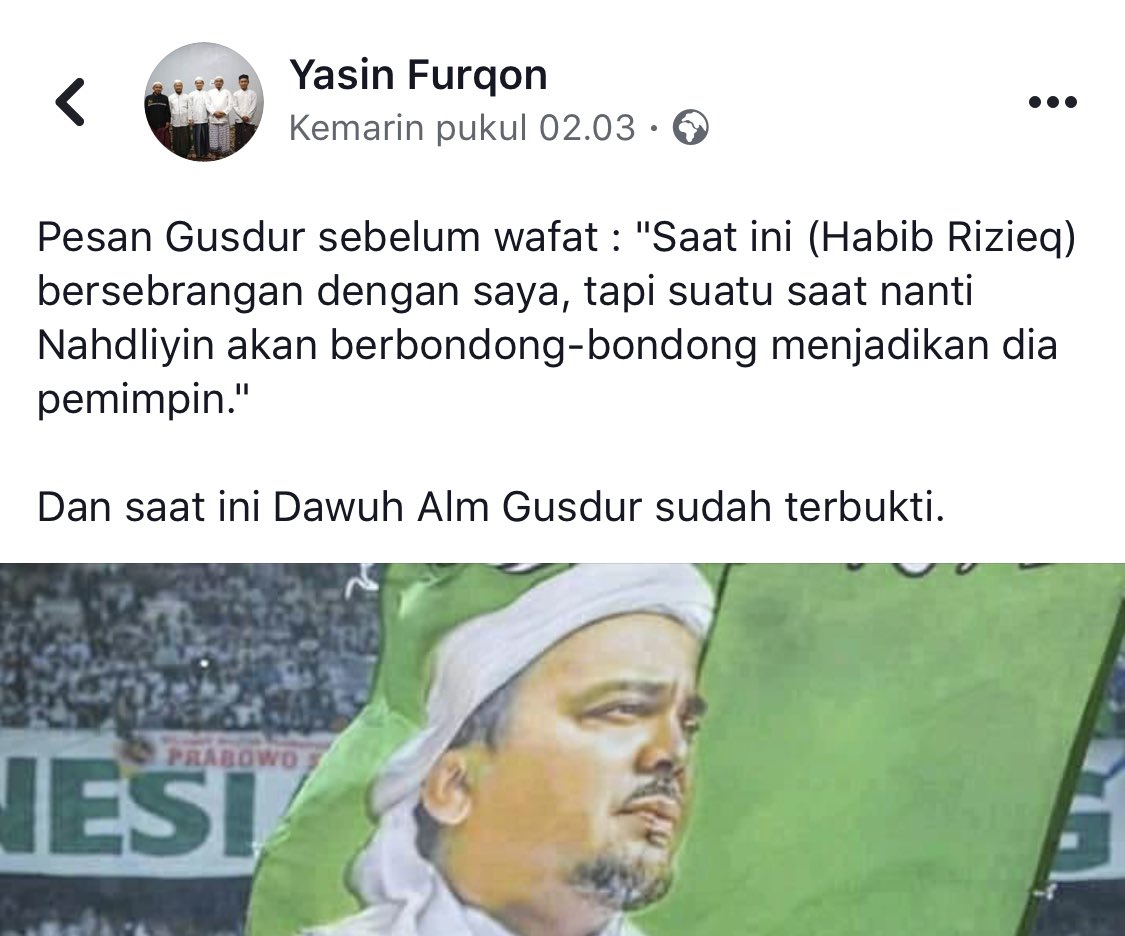 Assalamualaikum. Banyak yg nyebarkan ini di fb. Apa benar ning @AlissaWahid, gus @na_dirs, @savicali , @Stakof