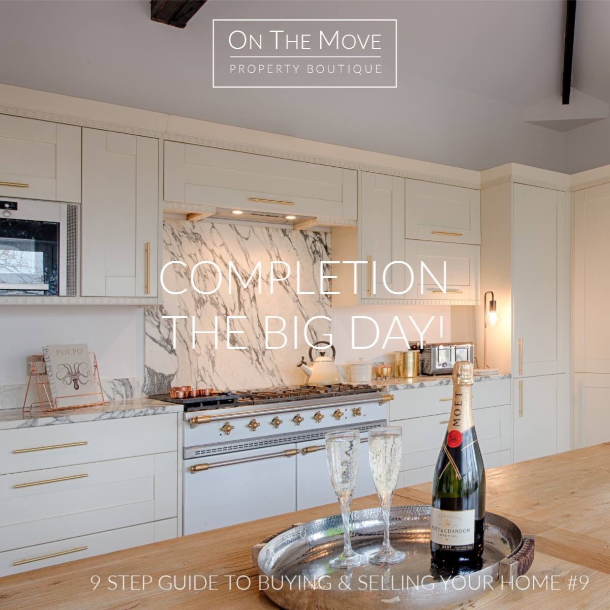 Our 9 Step Guide to help you manage the stresses of buying &amp; selling your home

#9 Completion - The Big Day! 

Read our full guide > bit.ly/2VxerNM