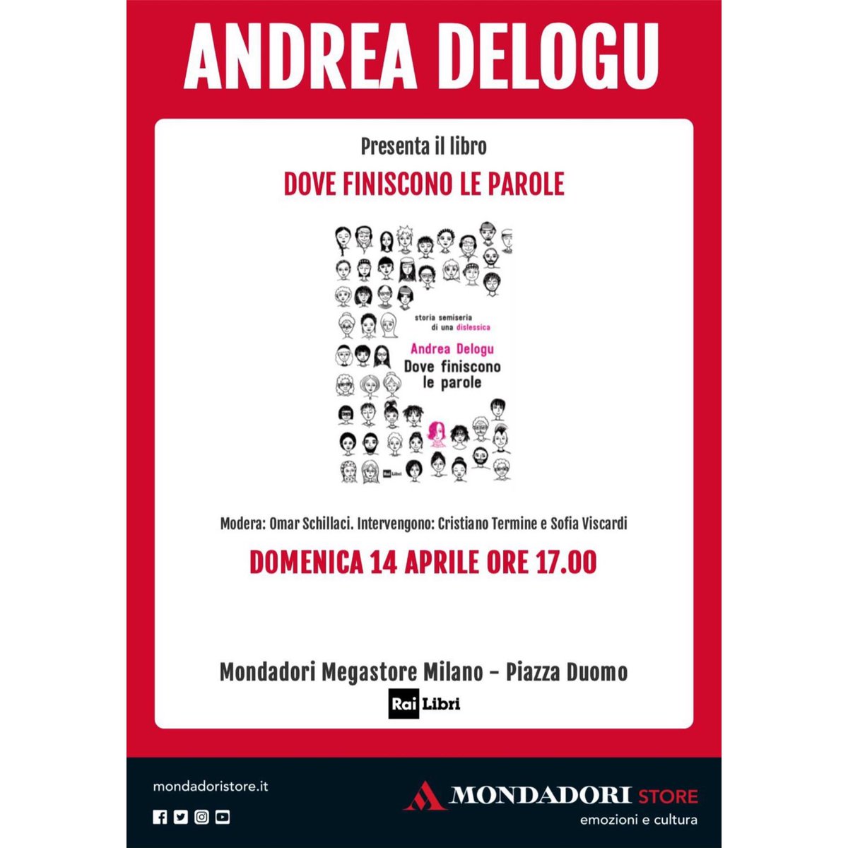 Andrea Delogu tweet media