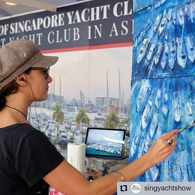 rsycsg's tweet photo. Thank you for the shoutout! See you guys at our booth 
#Repost @singyachtshow
• • • • • •
[SYS2019 DAY 4]
.
Art by Italian Artist Ms Giorgio Madonna! The Republic of Singapore Yacht Club (RSYC) will be auctioning these paintings on 9th June 2019,… https://t.co/0qNnglh7dZ https://t.co/4RIJJU1z1X
