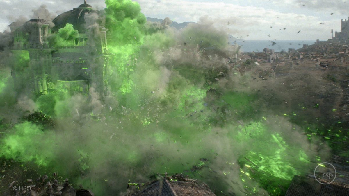 EXPLOSIVE final season of Game of Thrones starts tmrw !⚔️❄️🔥🐲🧟‍♀️ But flashback to when the Sept of Baelor got wildfired ... well.. er..  our <a href="/UniversitySA/">UniSA</a> grads had something to do with that, working @ Rising Sun Pictures visual effects💥 
study.unisa.edu.au/creative-indus… <a href="/GameOfThrones/">Game of Thrones</a>