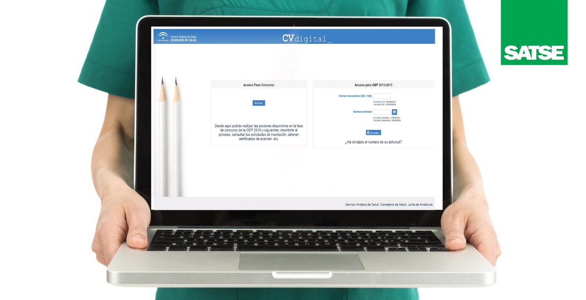 SATSE_Andalucia's tweet photo. El lunes, 22 de abril se abre el plazo de alta de méritos a través de la VEC para aspirantes que superaron fase de oposición de la OEP 2016 del SAS. Desde SATSE te facilitamos un manual con información sobre el proceso https://t.co/rWo10K1dOJ https://t.co/xEieUyCMBg