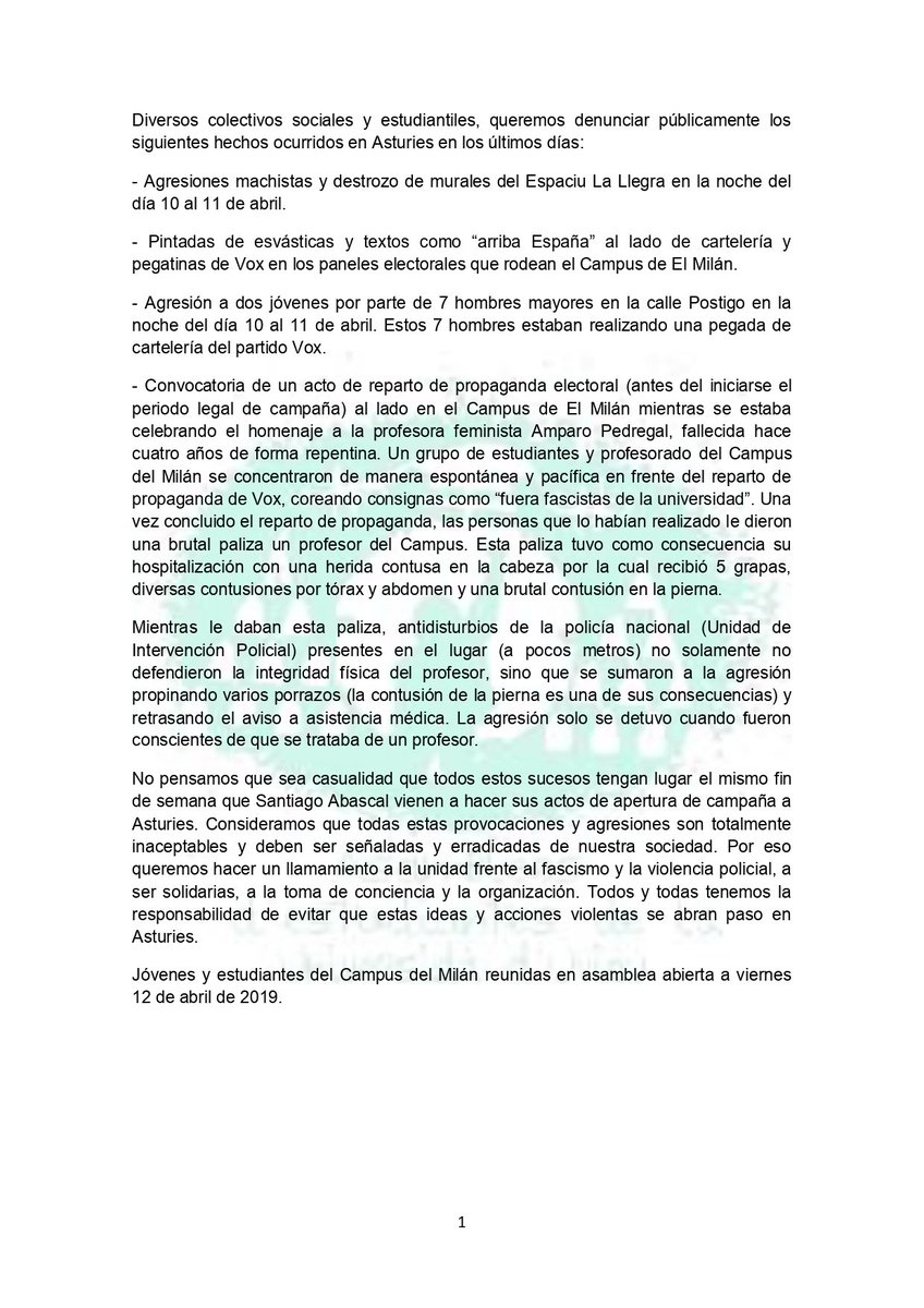 Asamblea Psico y Logo UniOvi tweet media