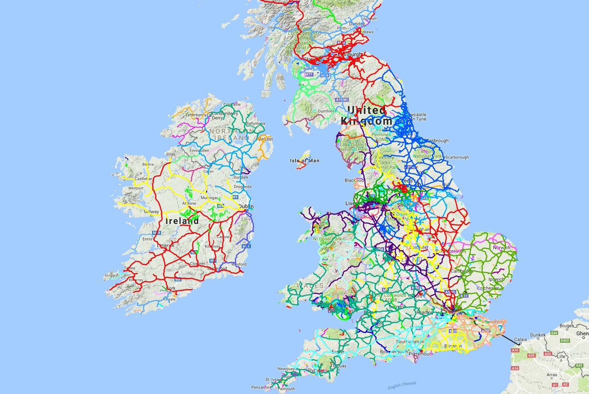 MrTimDunn's tweet photo. Oh, Dr Beeching!
Your occasional reminder that there’s a HUGE interactive historic map of almost *every* railway line, tramway and canal that *ever* existed in the British Isles - by @Railmaponline. Prepare to lose hours... 
https://t.co/mhDqhfvg1r https://t.co/hkDG3wnpSZ