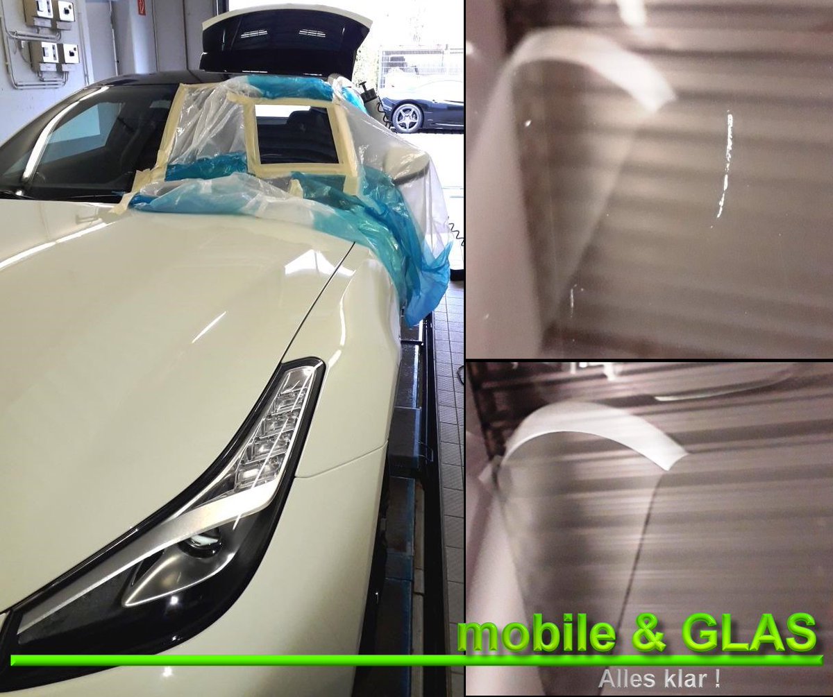 Noch vor den freien Tagen eine #Glaskratzerentfernung an der Frontscheibe durchgeführt. Mit dem richtigen Durchblick starten wir Richtung #Ostern.