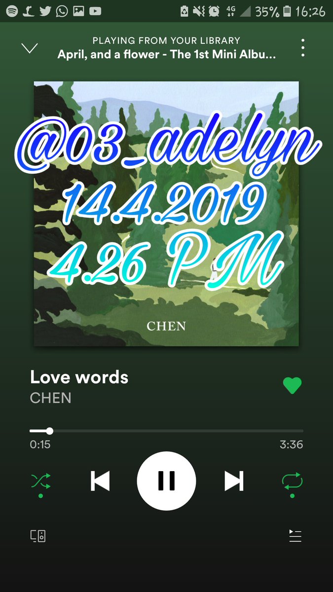 lyn_Aeris's tweet photo. 2nd win
@weareoneEXO @B_hundred_Hyun @layzhang
#EXO #weareoneEXO #엑소
#CHEN #첸 #김종대 #CHENSolo
#April_And_A_Flower #사월_그리고_꽃
#4월1일_종대가_우리에게_오나봄 #TimeToMeetCHEN #ChenAndAFlower #김종대_꽃이_피었습니다
#belle_April_streaming_proofs https://t.co/8AMXTy4ojT