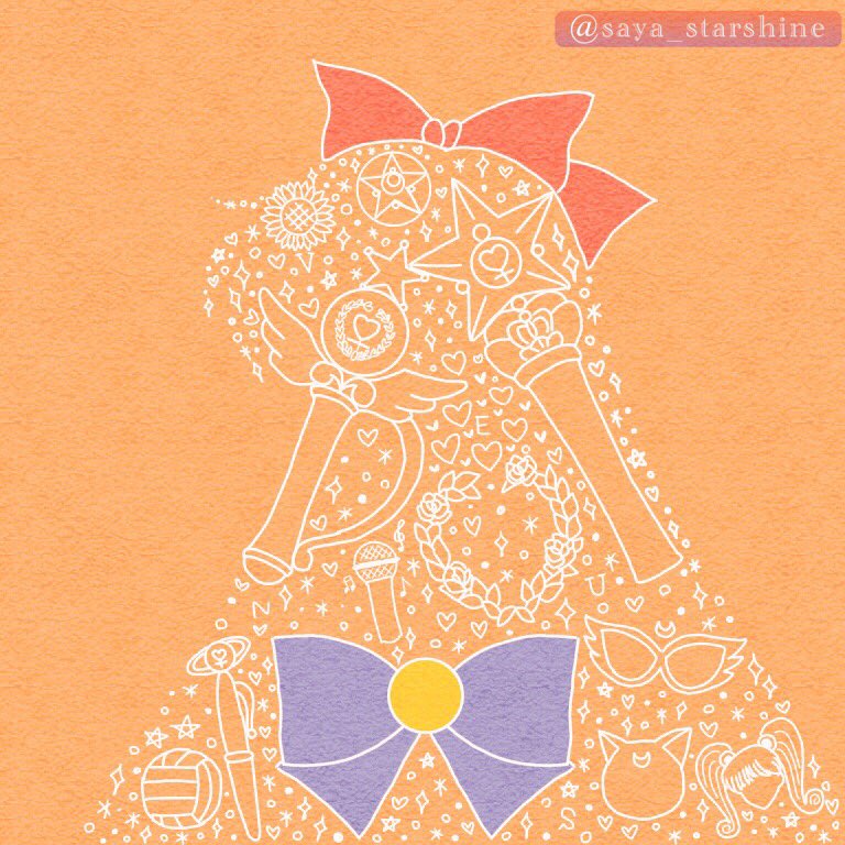 saya_starshine's tweet photo. 内部ちゃん～☿♂♃♀

#セラムンイラスト部 https://t.co/aOviRgnVLw