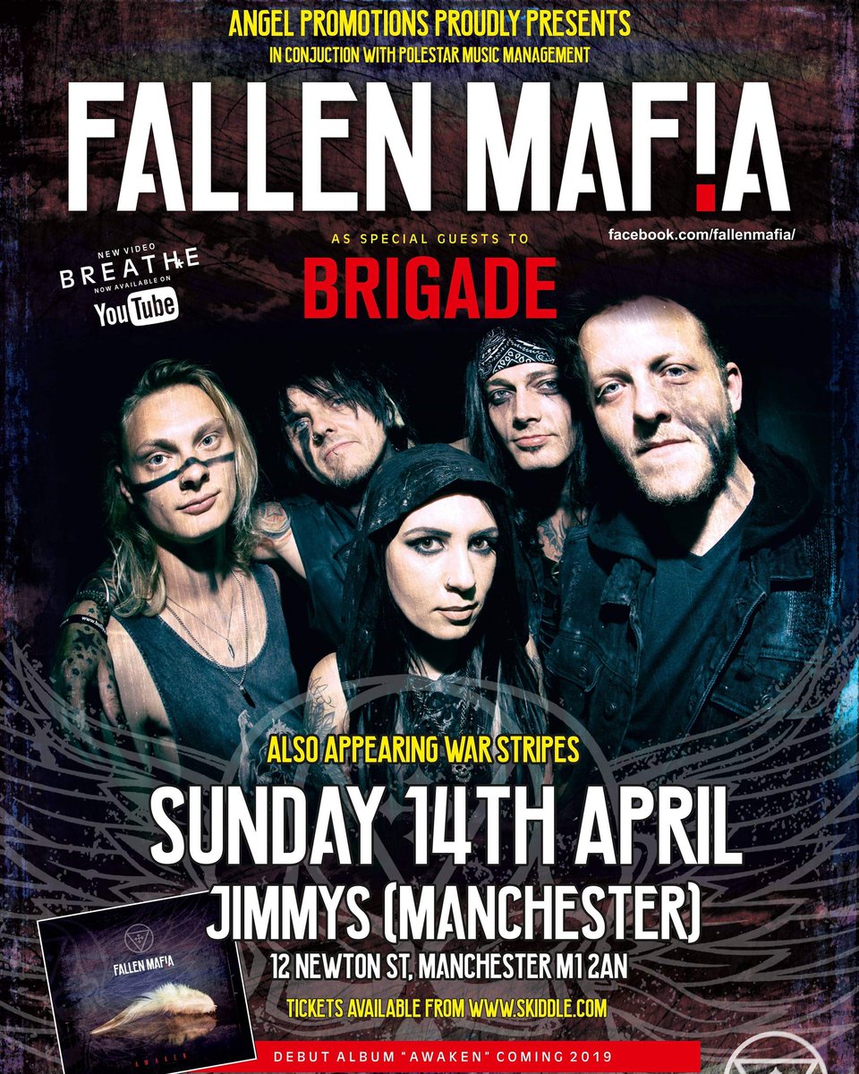 🤘⚡MANCHESTER⚡🤘

Wow, last night in Scruffy Murphys was killer.  @brigadeofficial were on top form and @Cuecliche nailed it!

Next up, we roll on up to @jimmys_nq in Manchester for the last night of this run of dates with @WarStripesBand.