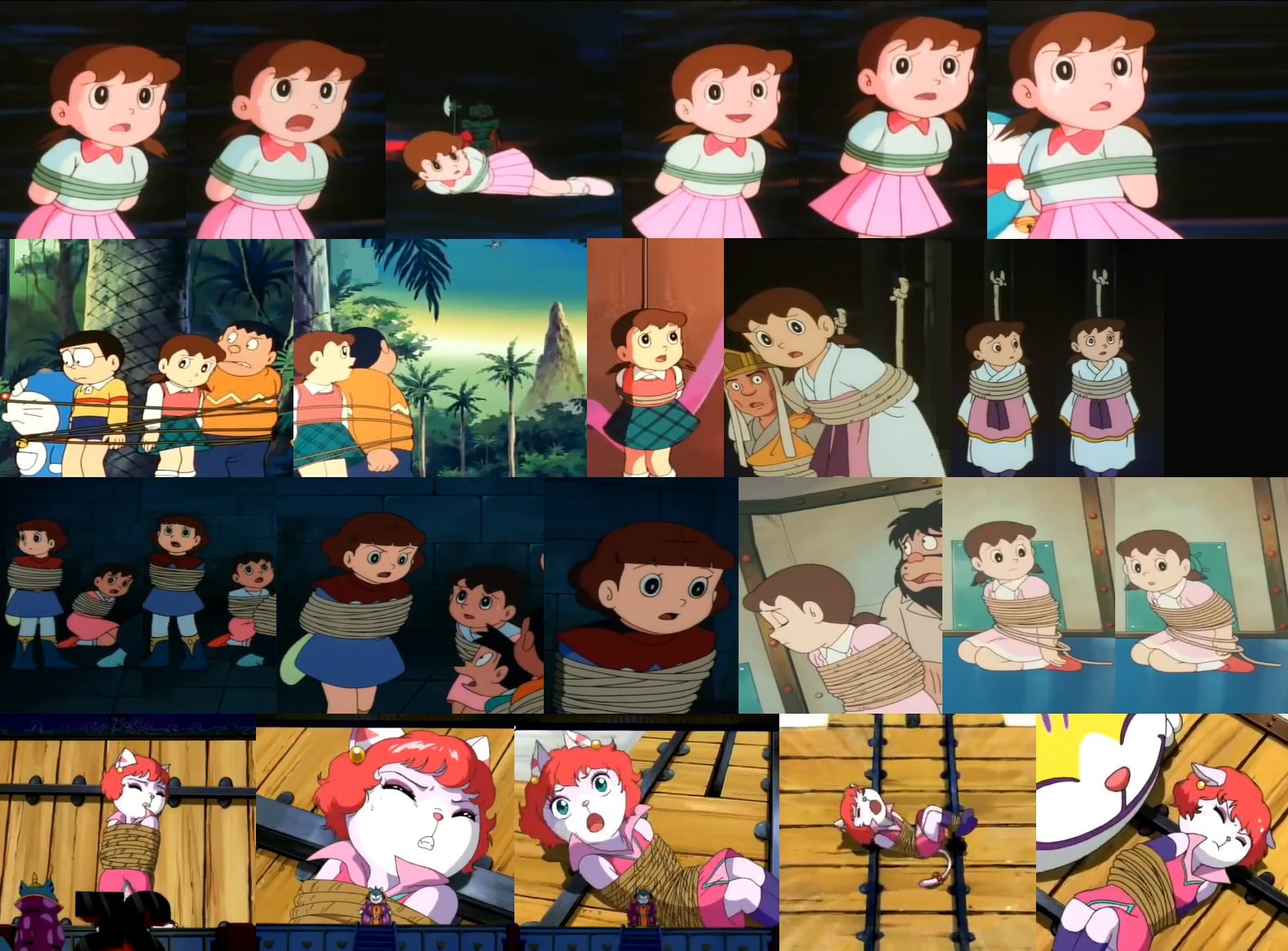 Bondage Pa Twitter 旧ドラえもん 映画 海底鬼岩城 竜の騎士 パラレル西遊記 雲の王国 ねじ巻き都市冒険記 ワンニャン時空伝 緊縛シーン詰め合わせ 恐竜と日本誕生は微妙なので省略 本日4月14日はdidの日 今年はテレ朝版ドラえもん４０周年でも有りますので