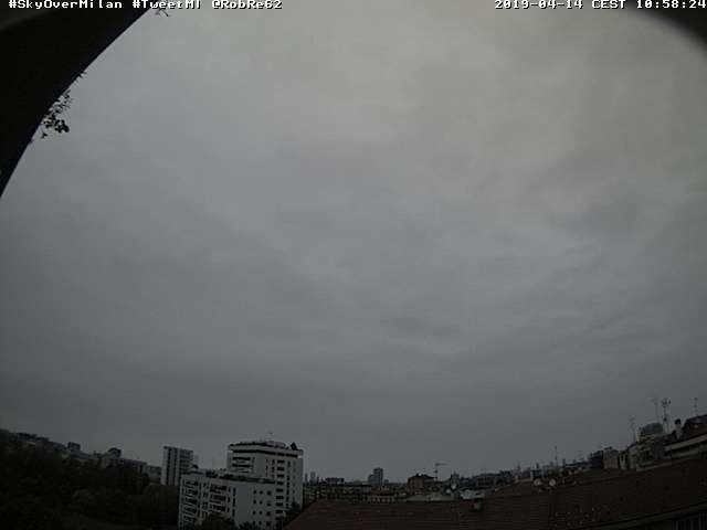 RobRe62's tweet photo. Temp 9C/48F-RHum 70%-Press 989mb
#Milano #ITA 14-04-19 11am
#SkyOverMilan #ScaloRomana #IoT #arduino #SmartBot #TweetMI https://t.co/g8ewOYzQGP