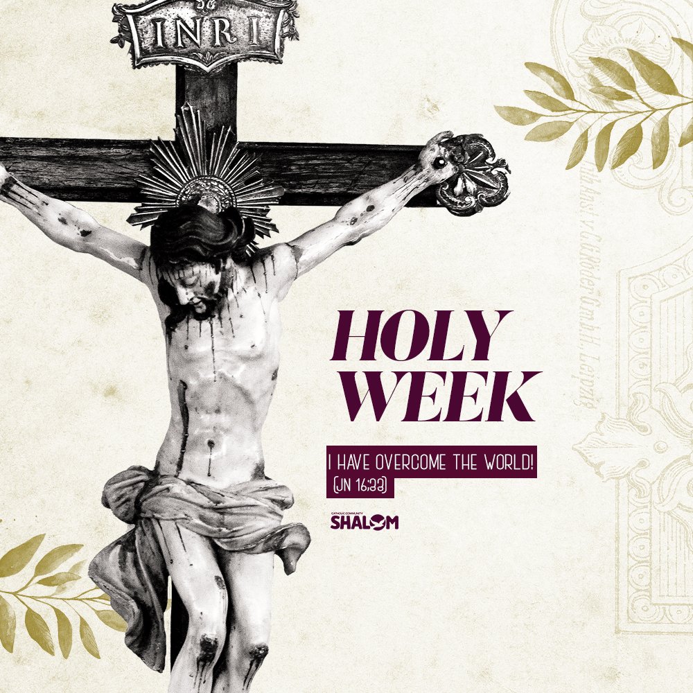 shtotheworld's tweet photo. “Living Holy Week means entering ever more deeply into the logic of God, into the logic of the Cross, which is not primarily that of suffering and death, but rather that of love and of the gift of self which brings life.” (Pope Francis) #HolyWeek https://t.co/HV3alV1jVJ