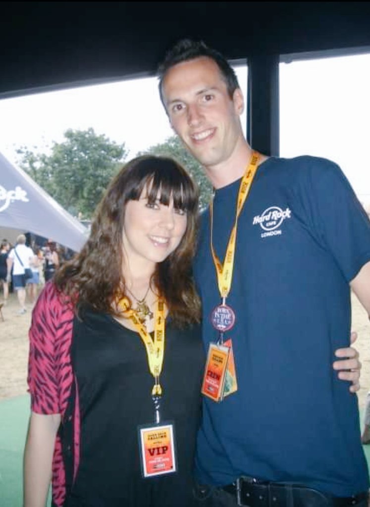 Met Mel C backstage in Hyde Park when working at a music festival in London in 2009 <a href="/SundayBrunchC4/">Sunday Brunch</a>