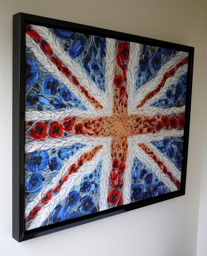 Poppy Union - avail' as Strictly Ltd Ed' Giclee Canvas, Hand Embellished &amp; signed by me, cert'. Pls RT if you like?