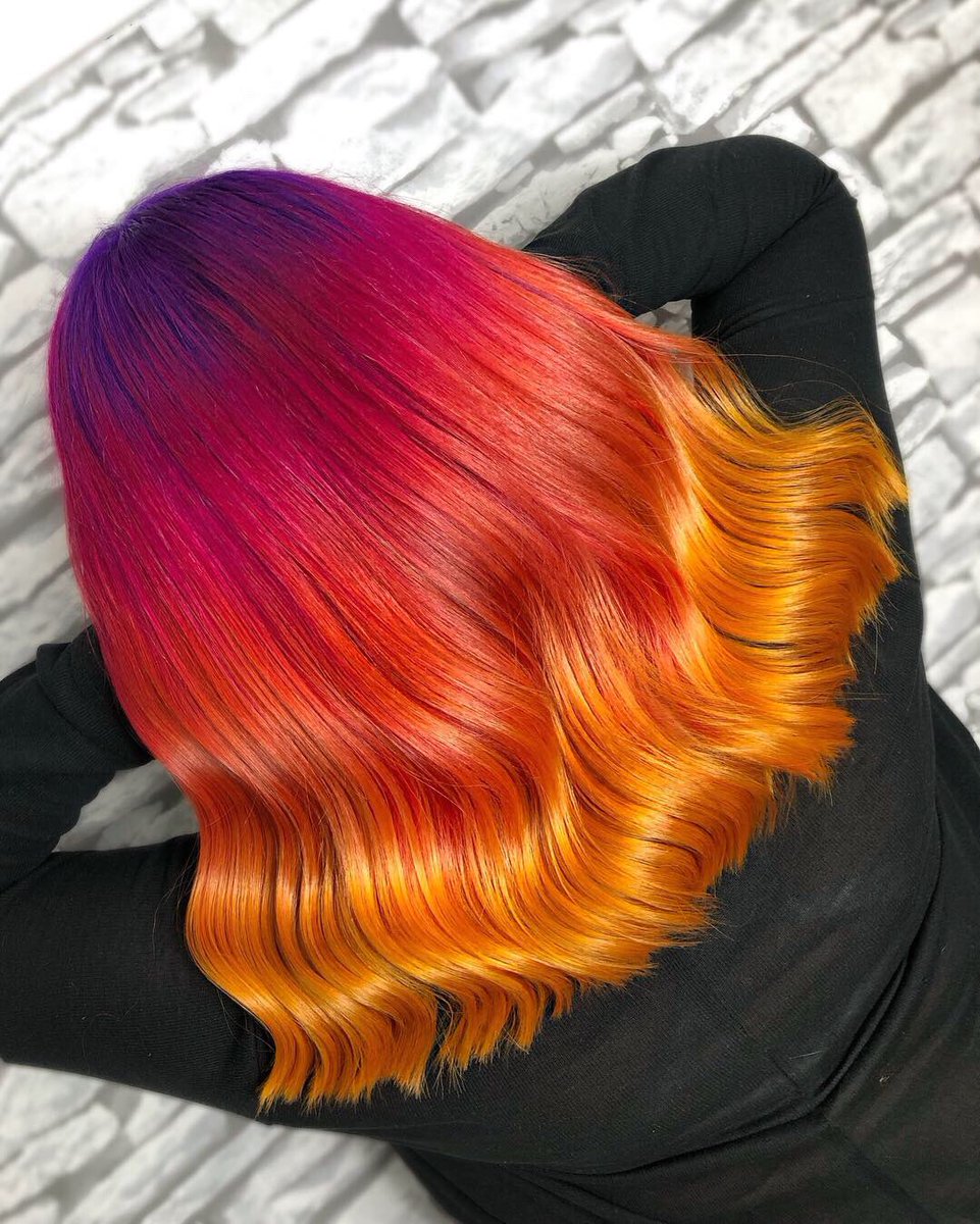 Straight or wavy? 
@OsmoUK @behindthechair_ @ModernSalon @SalonsDirect @SalonServicesUK 
#sunset #hairdresser #WestMidlands #brighthair #colourful