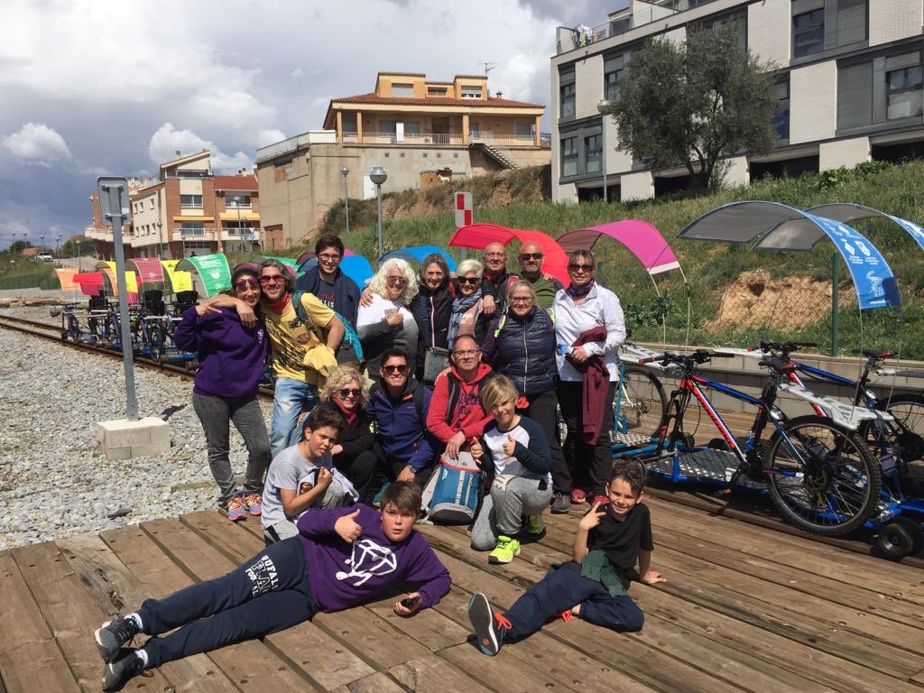 Comença la temporada de l'Ecorail i aquedt any amb una super novetat ...... bicicletes elèctriques!! #bicicleta #experiencia #diversio #ambfamilia #ambamics #ambnens #bicicleteselectriques #bages #cardener #ecoraildelcardener #ecotrail