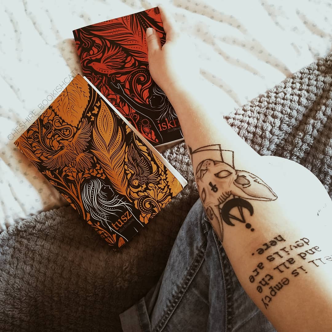 'The ink and the oil and the blood swirl into one another as though they were made to be together.' @alicecrumbs #tattoo #ink #bookandtattoo #bestbooksever 🙈❤️