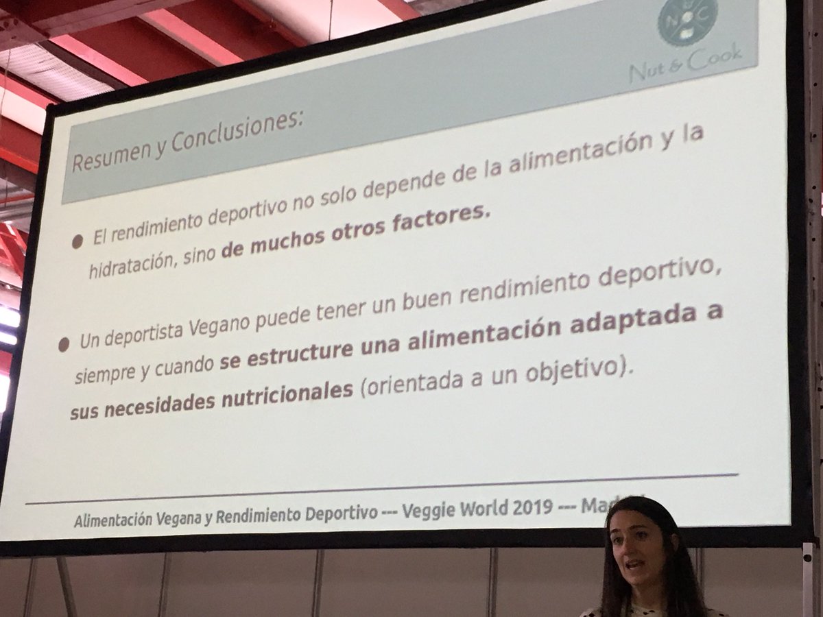 TastyMditrraneo's tweet photo. Today @VeggieWorld #Madrid registered #dietitian @CandeSoulas talks about how athletes following a #vegan diet can have a performance as good as any other athlete 
#veggieworld #veggielife #veggieworld2019 #veggieworldmadrid https://t.co/oiqeQnEPOZ
