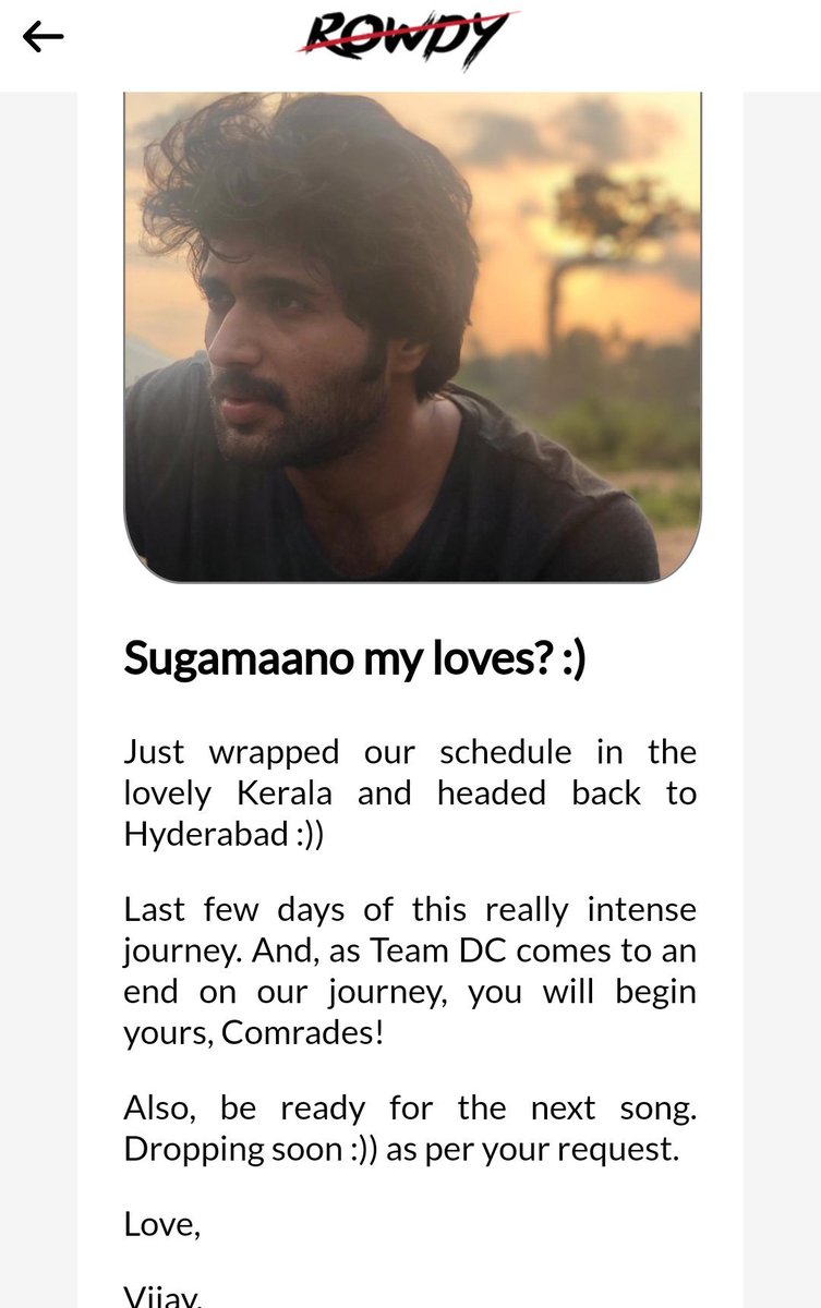 lakshmi_vd_vasu's tweet photo. Yessss He heard our request ❤️❤️❤️❤️❤️❤️❤️❤️
That's what we love you so much..
#VijayDeverakonda via #Rowdyapp https://t.co/xYri6EptGg