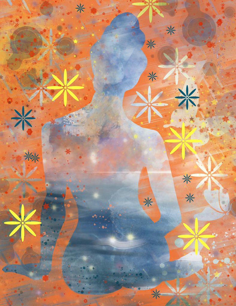 “Discovery” - here is a reflection on my journey to finding inner peace. I’m still at the discovery stage. #soulart #torontoartist #burlon #artfollow #healing #arttherapy #mood #InnerPeace