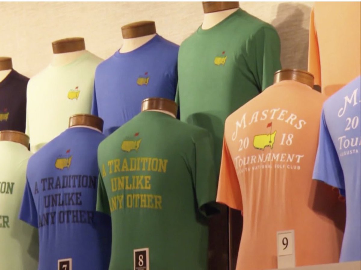 masters merchandise sales